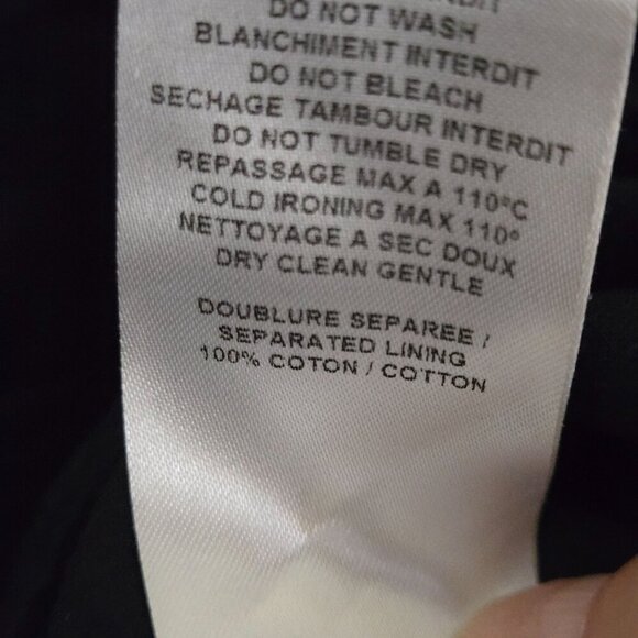 See By Chloe Navy Cotton Spaghetti Strap Camisole Designer Layering Size 44/M - Picture 5 of 6